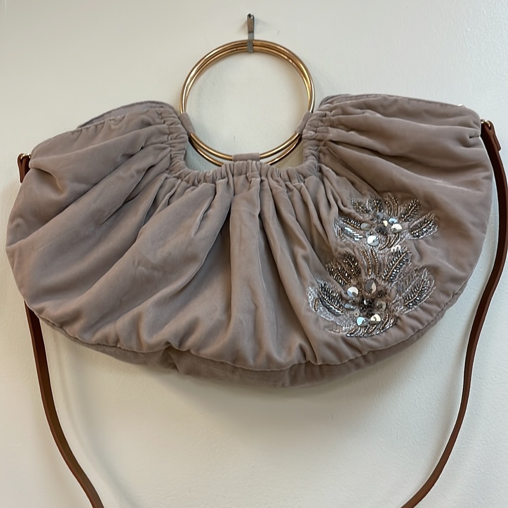 New Anthropologie Embellished Floral Satchel!!🔥🔥🔥 - Picture 8 of 14